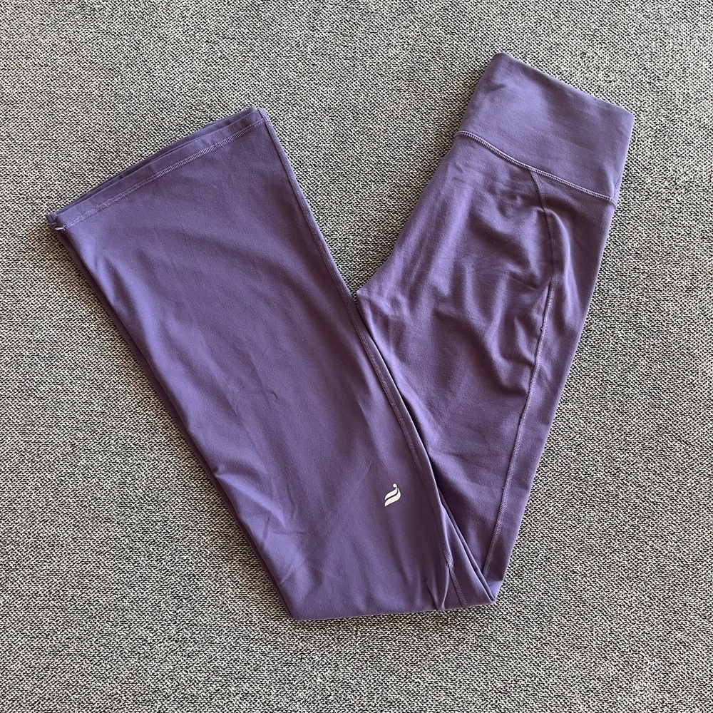 Fabletics Define Powerhold High-waisted Flare Leggings - Purple